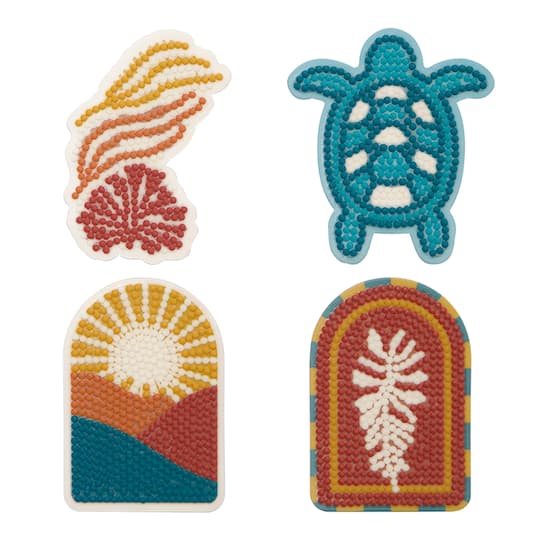 Make Market; Coastal Diamond Art Magnet Kit by Make Market®; Category:Summer Diamond Painting; Image:1